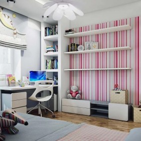 kinderkamer 14 m² ontwerpideeën