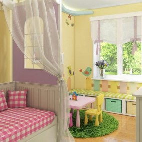 kinderkamer decoratie van 9 m²