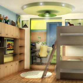 kinderkamer 9 m² foto-ontwerp