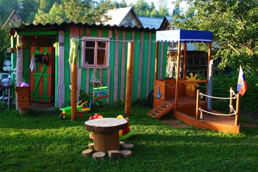 Parque infantil DIY no país