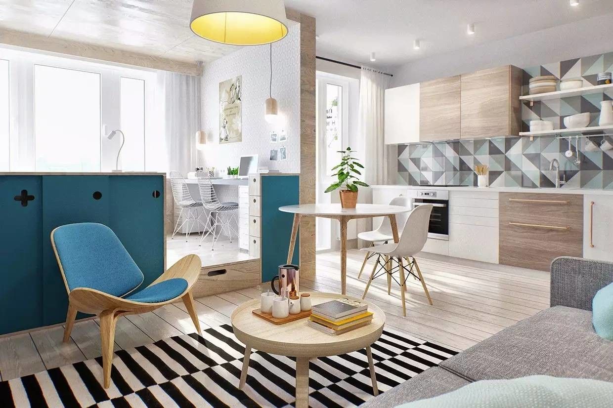 appartement in Scandinavische stijl