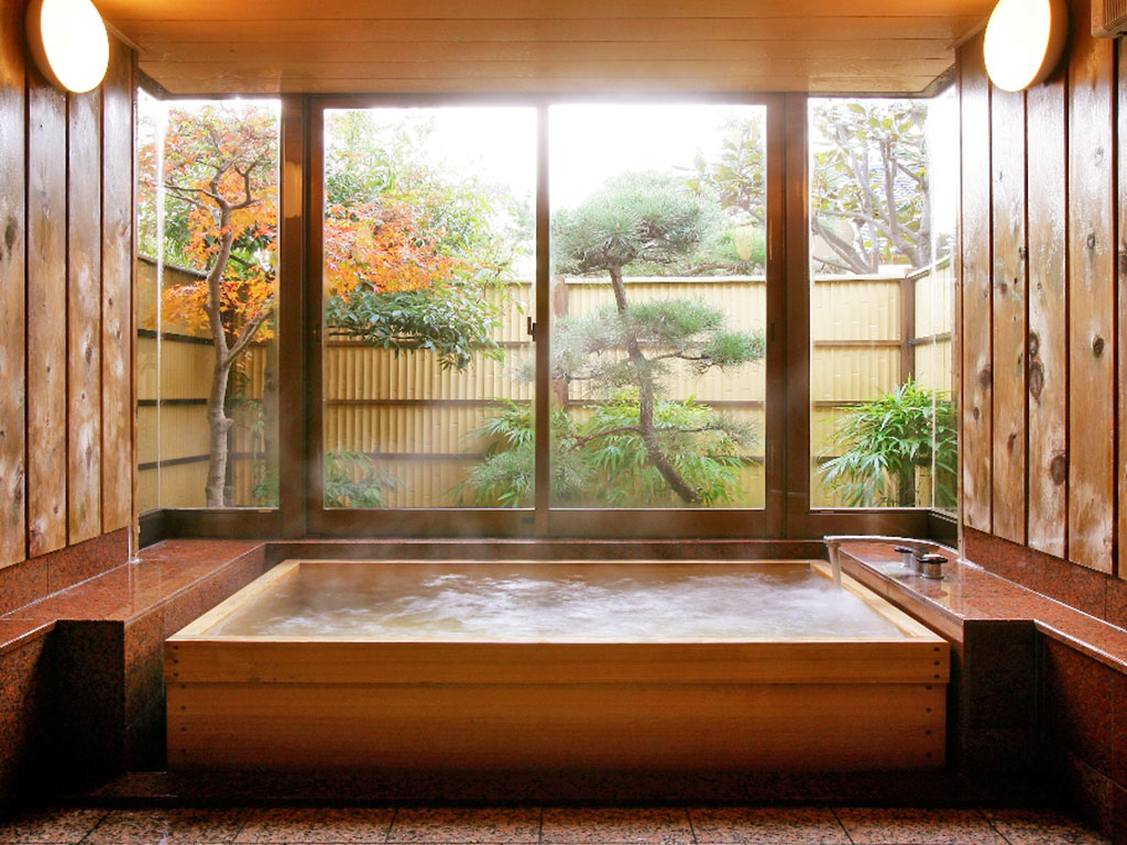 diseño de baño de estilo japonés