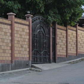 Porți forjate și gard blocate