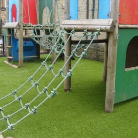 Play lawn in the playground