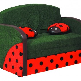 Oreillers de coccinelle