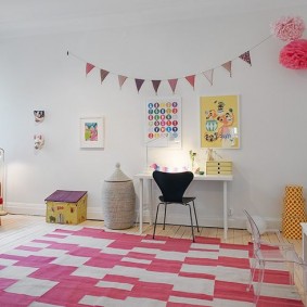 Scandinavian-style nursery decor