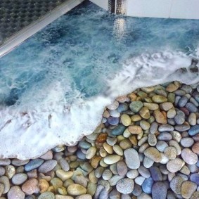 גלישת ים בקומת האמבטיה