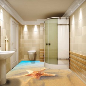 עיצוב אמבטיה עם מקלחת