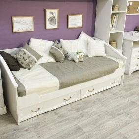 Children's sofa with drawers