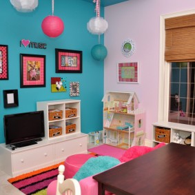 progettazione della foto della stanza dei bambini della stanza dei giochi