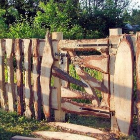 how to make a slab fence design