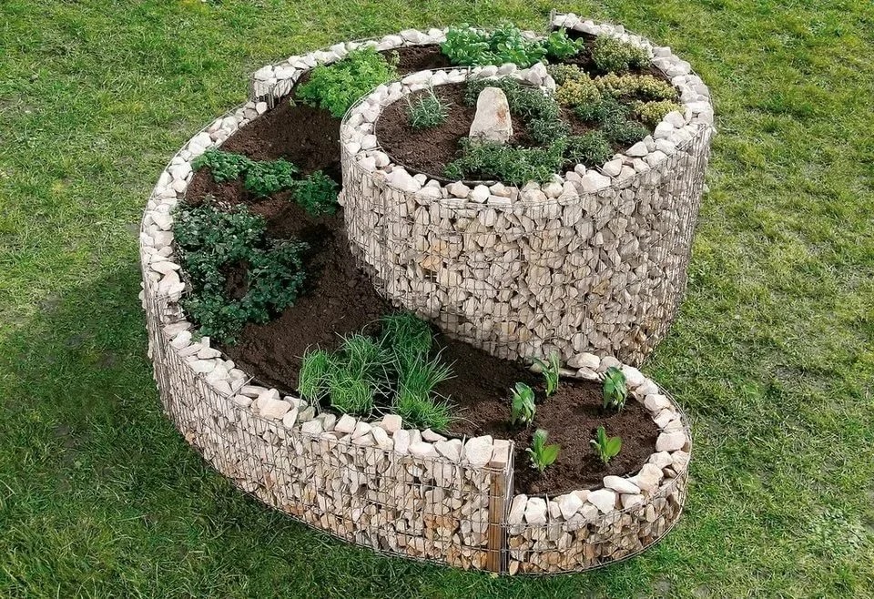 stone flowerbed