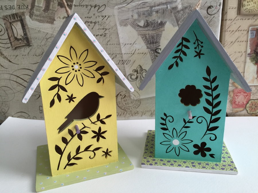 Όμορφα birdhouses για διακόσμηση κήπων