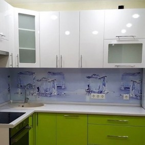 Decorazioni fotografiche grembiule da cucina in MDF