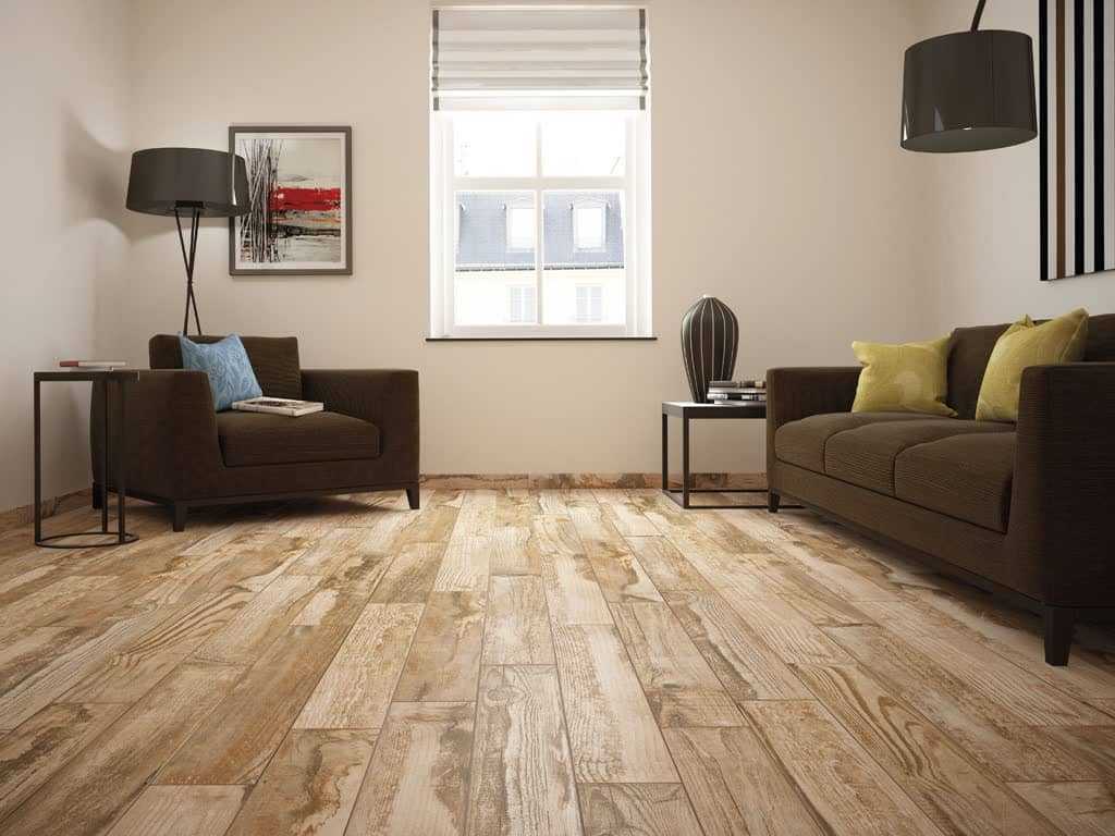 laminate in the living room tree