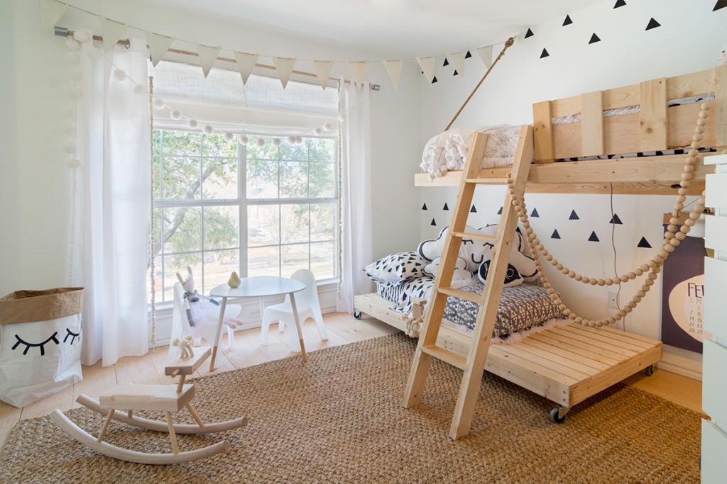 מיטות ילדים מעץ בעיצוב מקורי