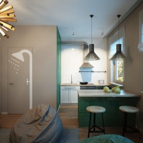 studio-appartement Chroesjtsjov ontwerpideeën