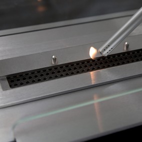 Do it yourself ignition of a biofireplace burner