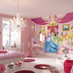 moderns bērnu istabas dekoru skats
