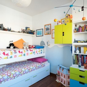 nápady na moderní design dětského bytu