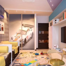 Interiér moderního dětského bytu
