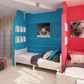 modernong nursery sa apartment