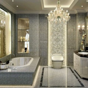 ideas modernas de decoración de baño