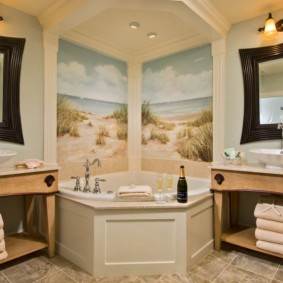 interior da casa de banho moderna