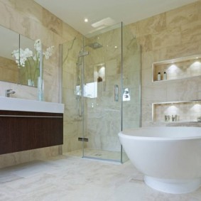 ideas modernas de decoración de baños