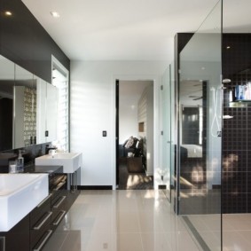 moderni kylpyhuone näkymät ideoita