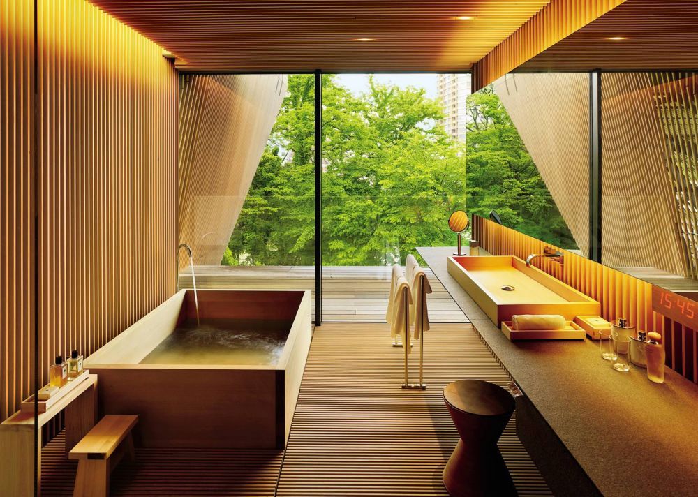 traditionelles japanisches Badezimmer