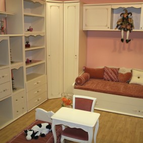 hoekkast in de kinderkamer ontwerpideeën