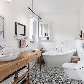 Kylpyhuone 2019 skandinaaviseen tyyliin