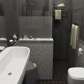 łazienka w pomysłach na wnętrze Chruszczowa