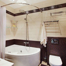 kúpeľňa v Chruščovovej fotografickej dekorácii