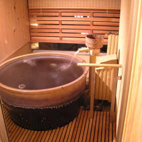 bagno in stile giapponese