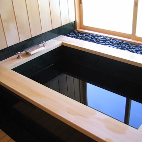 ideas de diseño de baño de estilo japonés