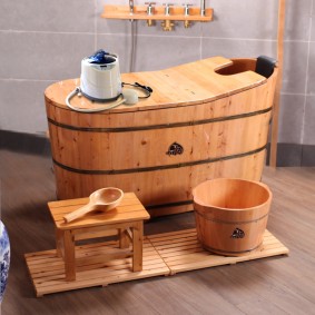 foto del bagno in stile giapponese