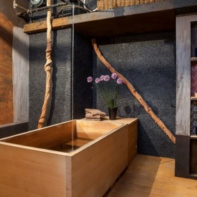 ideas de interior de baño de estilo japonés