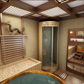 ideas de baño de estilo japonés