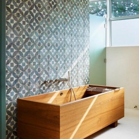 opciones de fotos de baño de estilo japonés