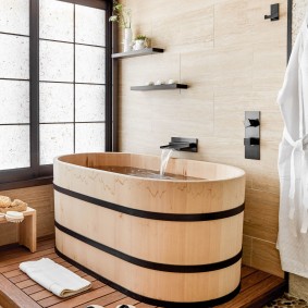 japán stílusú fürdőszoba ötletek fotók