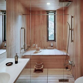 japonský štýl zobrazenia fotografií kúpeľní