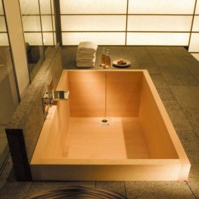 tipo de ideas de baño de estilo japonés
