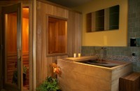 japāņu stila vannas istabas foto dizains