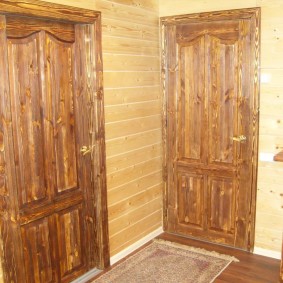 idee di design porte d'ingresso in legno