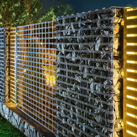 gabion çit tasarımı
