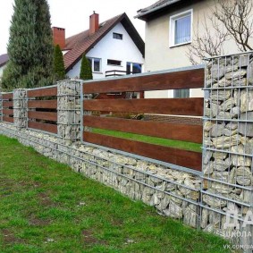 gabion çit tasarım seçenekleri