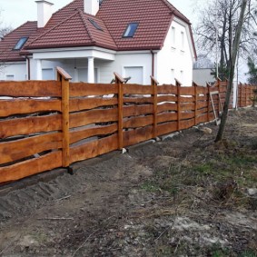 slab fence design ideas