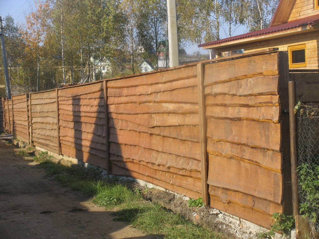 slab fence in the country